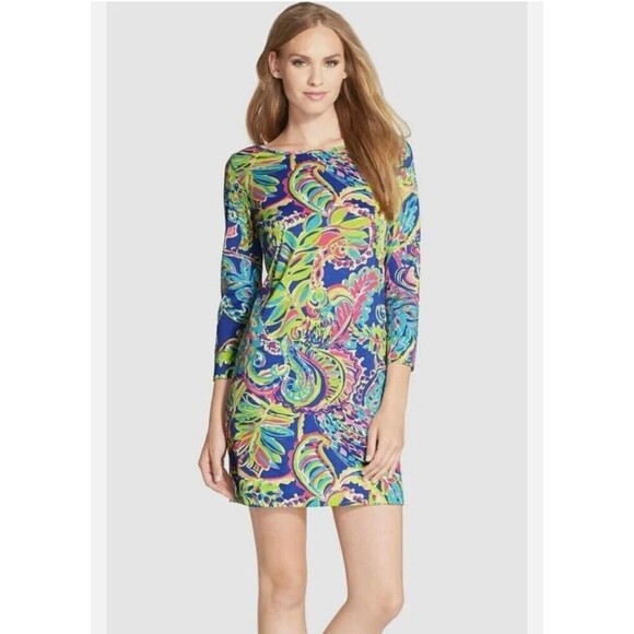 Lilly Pulitzer MARLOWE Dress in Toucan Play Pima Cotton Size XS - Picture 4 of 12